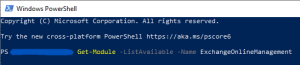 Connect To Exchange Online PowerShell 2025 - MHarwood Web Solutions