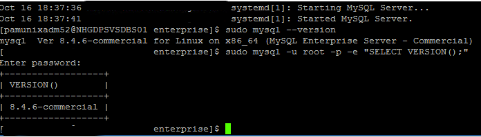 Upgrade MySQL Community to MySQL Enterprise